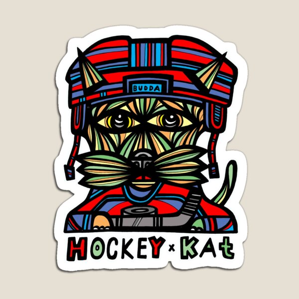 "Hockey Kat" Magnet