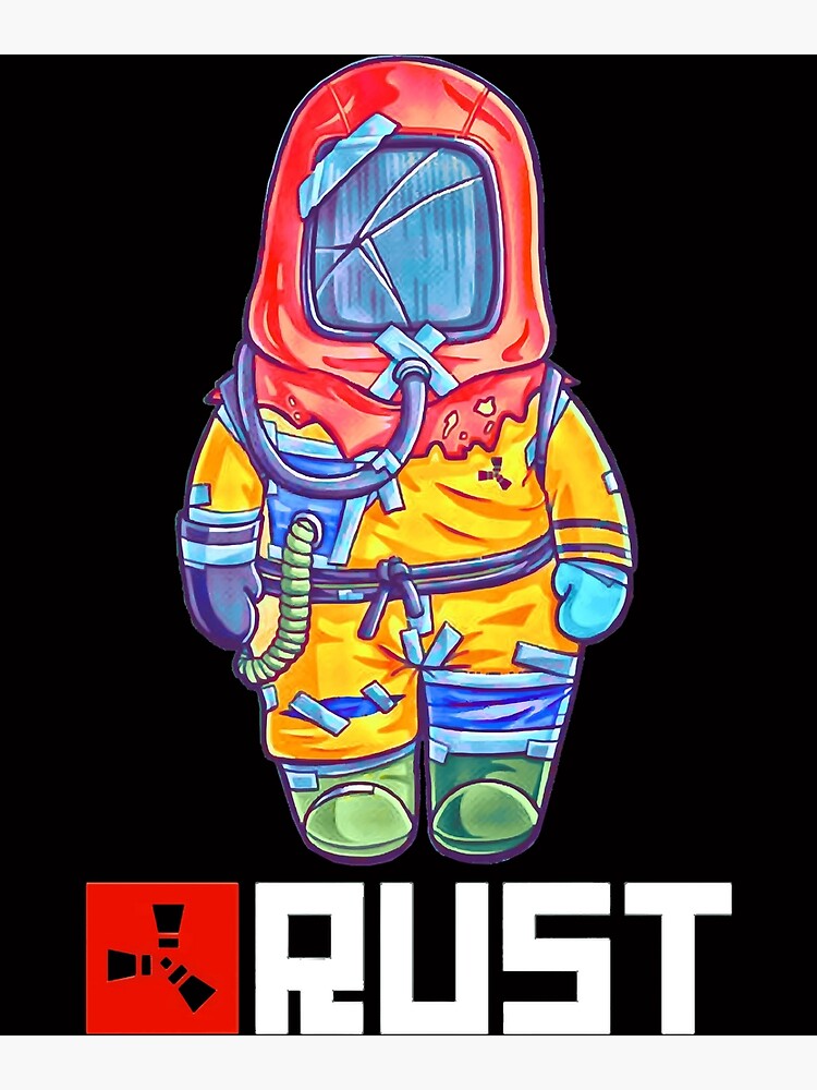 "Rust Game Hazmat Suit" Poster for Sale by donaventeri | Redbubble