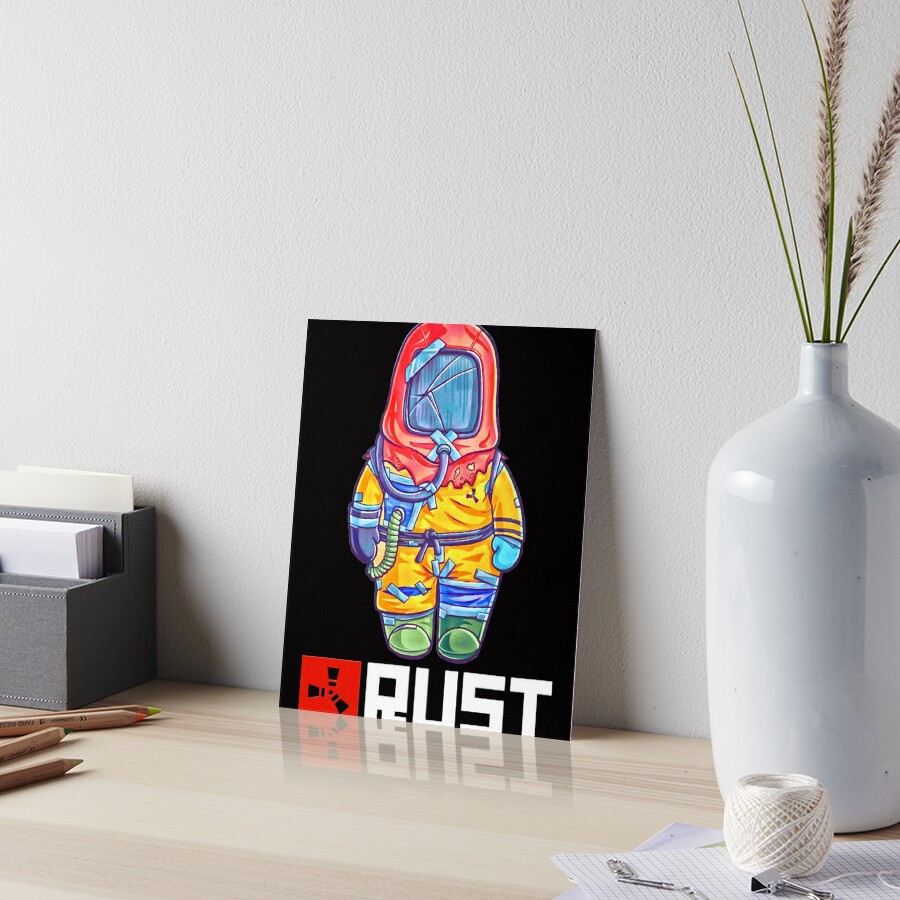 "Rust Game Hazmat Suit" Art Board Print by donaventeri | Redbubble