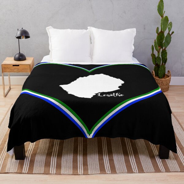 Item preview, Black heart Lesotho map designed and sold by Astralia.