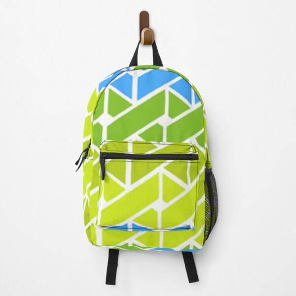 Item preview, Green Blue Overlapping Link Abstract Pattern designed and sold by CheeryDK.