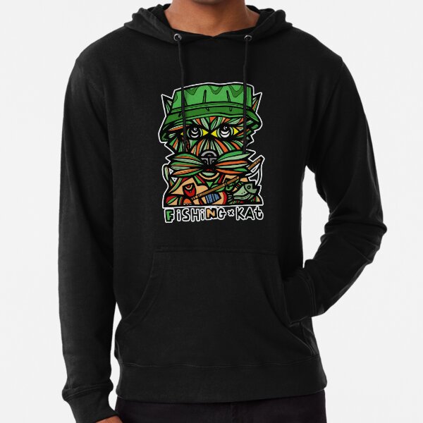 "Fishing Kat" Lightweight Hoodie