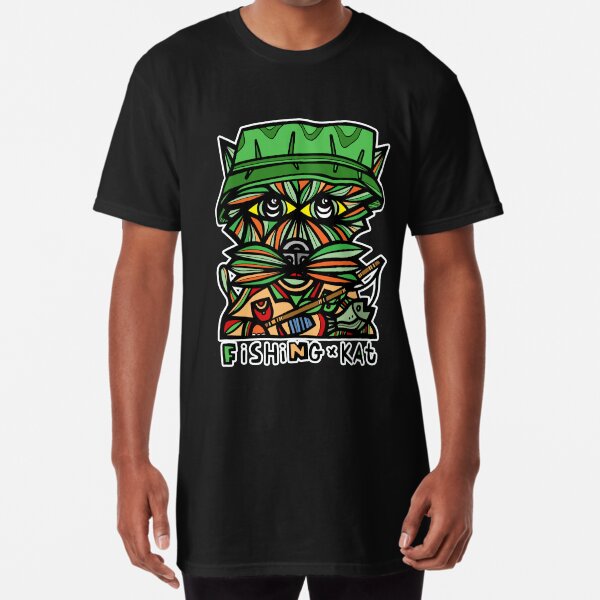 "Fishing Kat" Long T-Shirt