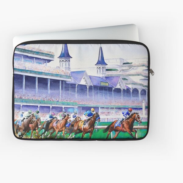 Aperçu de l'œuvre Circuit de course de Churchill Downs créée et vendue par Maddie OMalley.