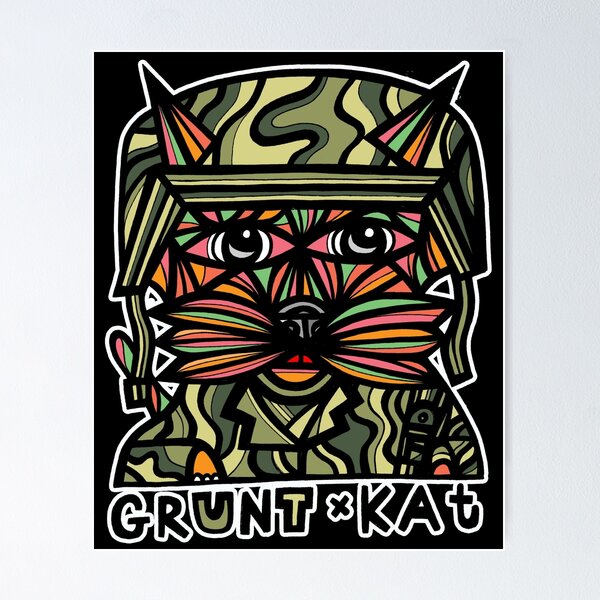 "Grunt Kat" Poster