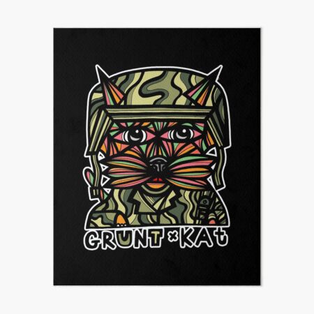 "Grunt Kat" Art Board Print