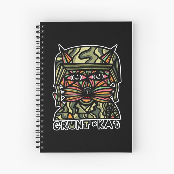 "Grunt Kat" Spiral Notebook