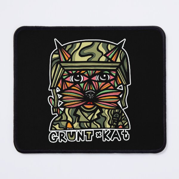 "Grunt Kat" Mouse Pad