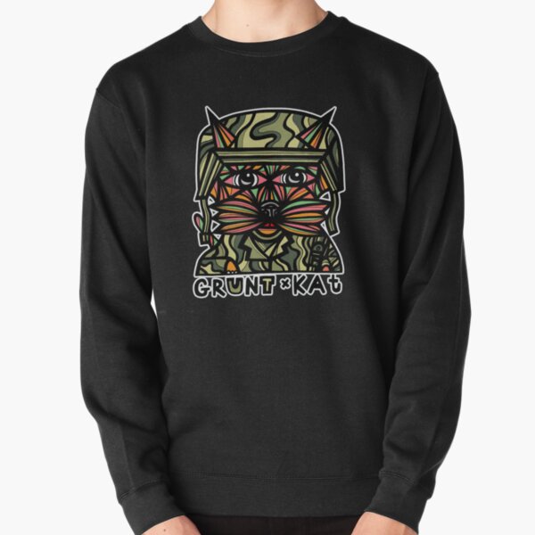 "Grunt Kat" Pullover Sweatshirt