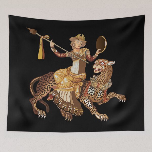 Item preview, Dionysos riding on a panther designed and sold by archaeologyart.