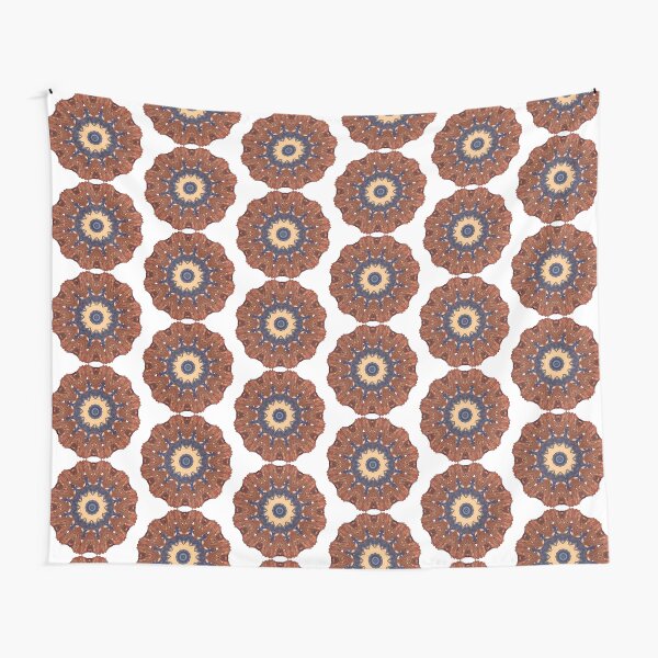 Brown Star Mandala Tapestry