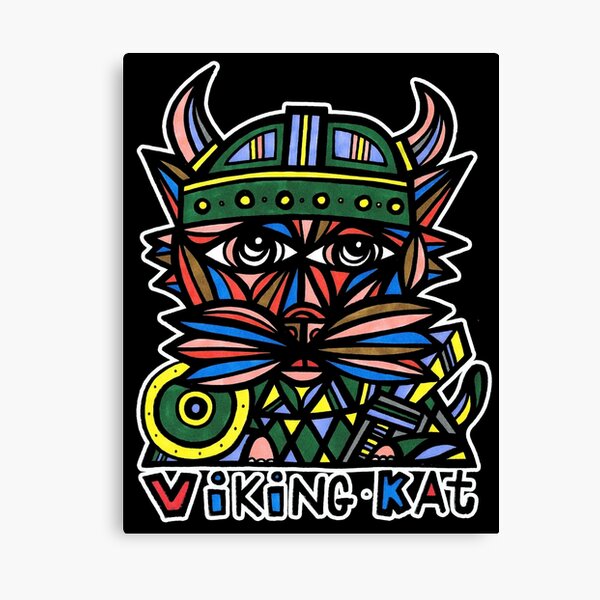 "Viking Kat" Canvas Print