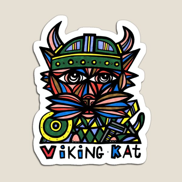 "Viking Kat" Magnet