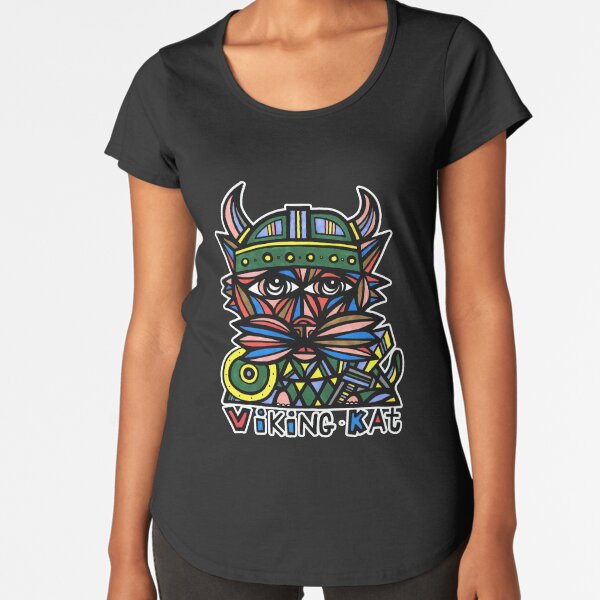 "Viking Kat" Premium Scoop T-Shirt