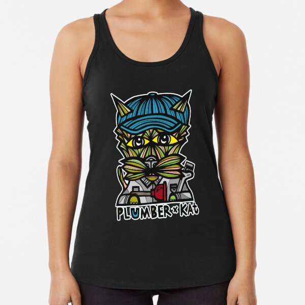 "Plumber" Kat Racerback Tank Top