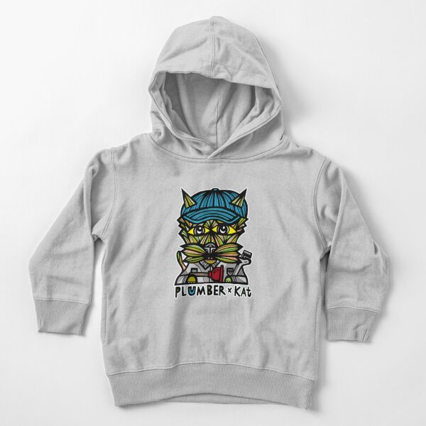 "Plumber" Kat Toddler Pullover Hoodie