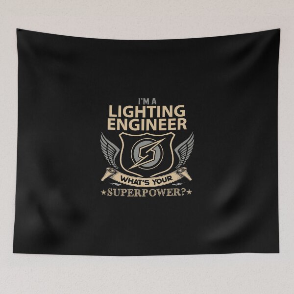 Item preview, Lighting Engineer T Shirt - Superpower Job Gift Item Tee designed and sold by miraschroe.