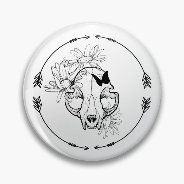 Item preview, Daisy Skull Print designed and sold by Lylabean22.