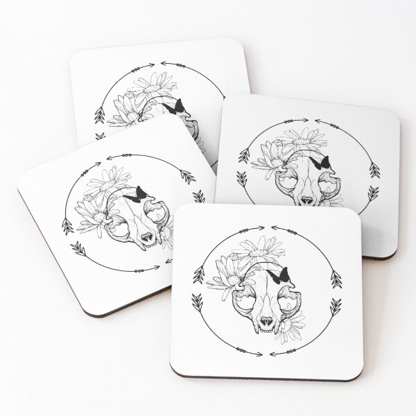 Item preview, Daisy Skull Print designed and sold by Lylabean22.