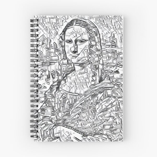 Item preview, Famous Painting of the Mona Lisa in Abstract Art style designed and sold by Rhu Creations.