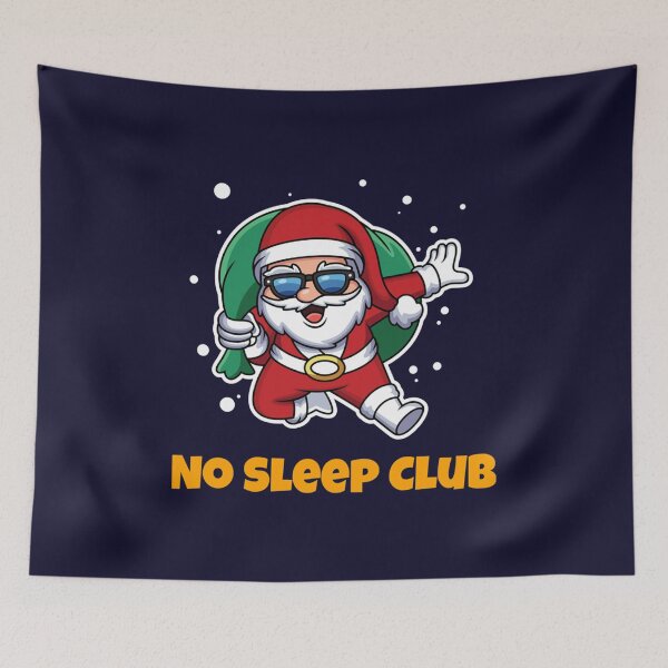 Item preview, Quote No Sleep Club Gift Men Women Santa Xmas Team Boys Girls   designed and sold by AhoofeCLS.