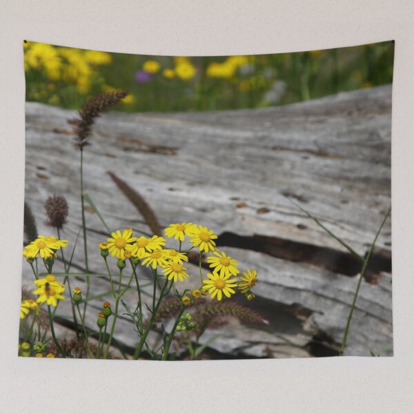 Item preview, Wildflowers on Rustic Driftwood designed and sold by Susan Segal.