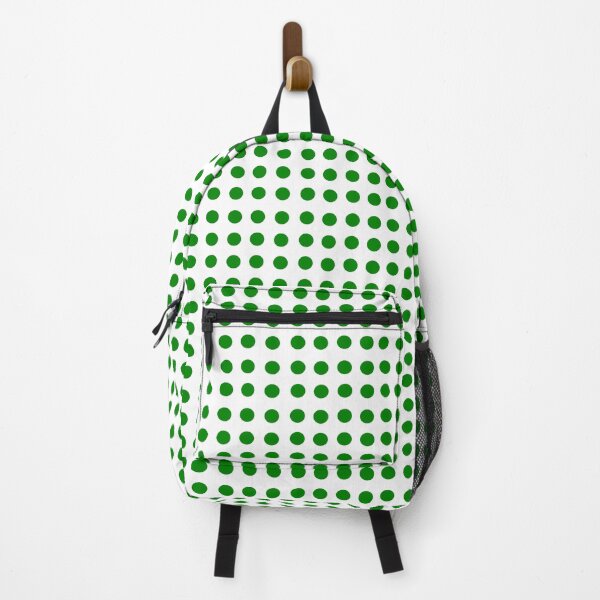 Item preview, Green polka dots on white: pop of color, wow factor, decor, accent piece, gift idea, stickers, phone covers, coffee cups, wall clock designed and sold by Becky Hunter.