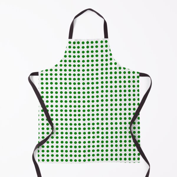 Item preview, Green polka dots on white: pop of color, wow factor, decor, accent piece, gift idea, stickers, phone covers, coffee cups, wall clock designed and sold by Becky Hunter.