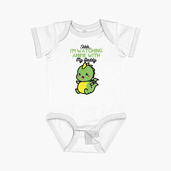 Item preview, Fun Anime Baby  | Shhh Im Watching Anime With Daddy  | Fun Anime Kids  designed and sold by DevlynnDesigns.