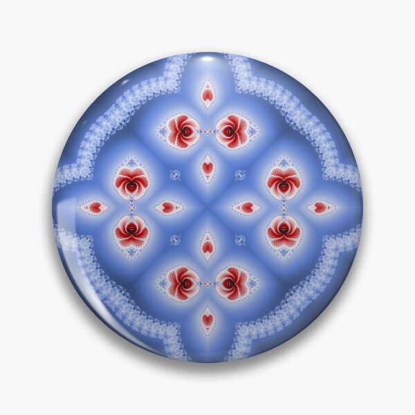 Item preview, Sacred Geometric Pattern of Lotus and Sapphire designed and sold by HypnoCrypticArt.