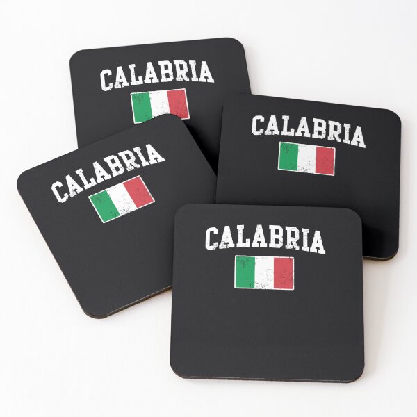 Item preview, Calabria Italy Flag Italia Italian Vintage Distressed designed and sold by DeannaMarks.