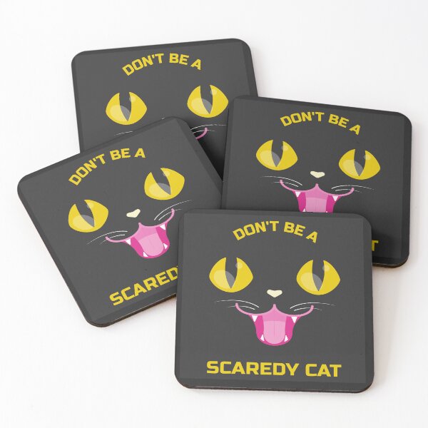 Item preview, Don't Be a Scaredy Cat for Halloween designed and sold by LGMmugsdesign.