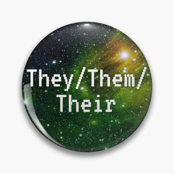 Item preview, Spacey Pronouns- They/Them/Their designed and sold by RREX.