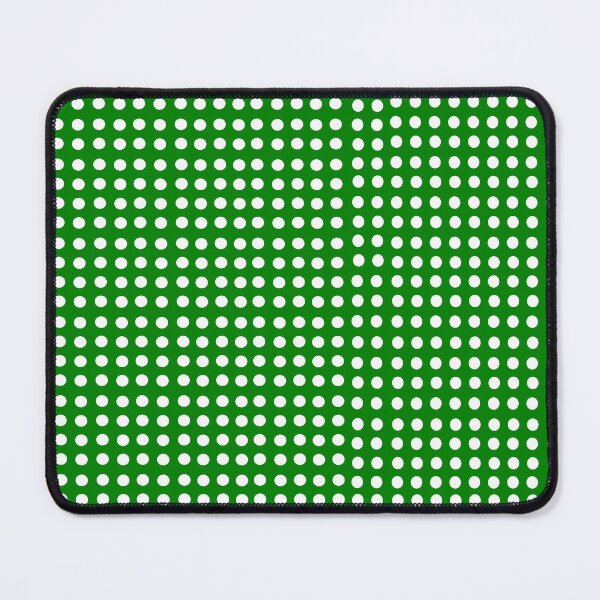 Item preview, White polka dots on green: pop of color, wow factor, decor, accent piece, gift idea, stickers, phone covers, coffee cups, wall clock designed and sold by Becky Hunter.