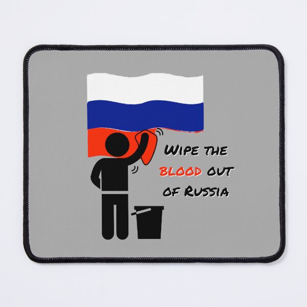 Item preview, Wipe the blood out of Russia designed and sold by ShaneinJapan.