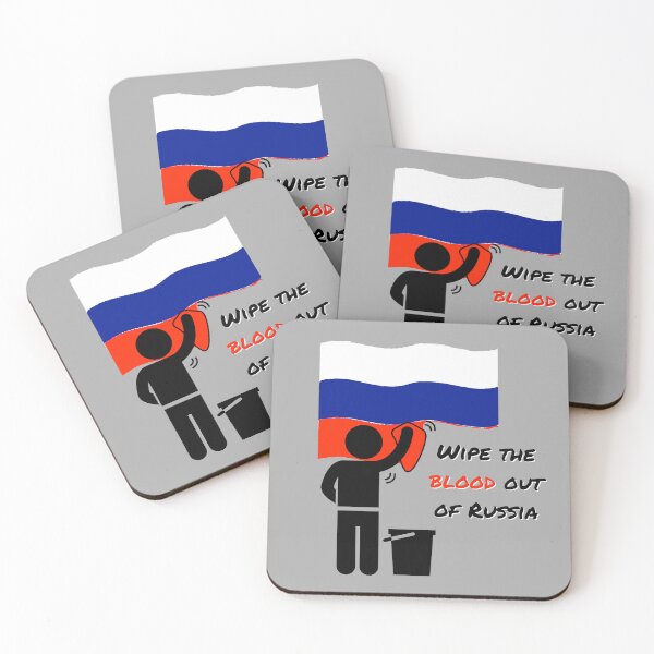 Item preview, Wipe the blood out of Russia designed and sold by ShaneinJapan.