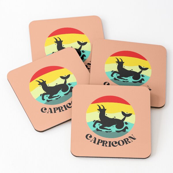 Aperçu de l'œuvre Capricorn retro design - astrological signs créée et vendue par rmpk101.