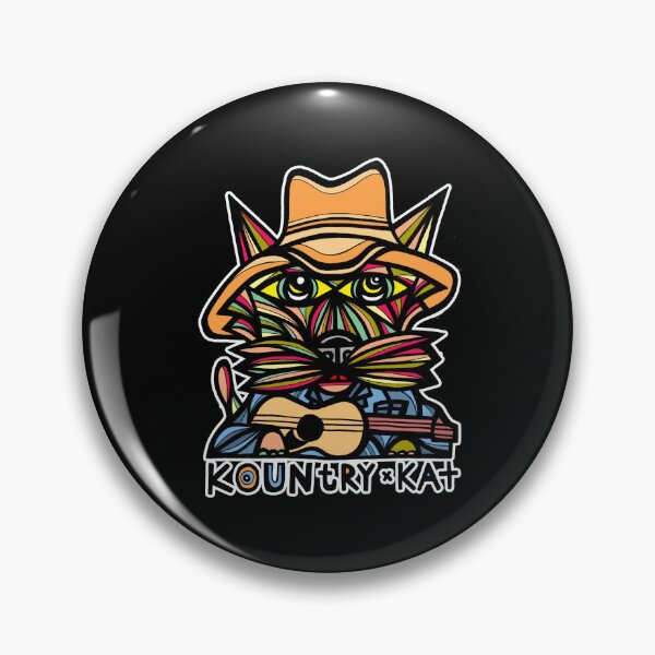 "Kountry Kat" Pin