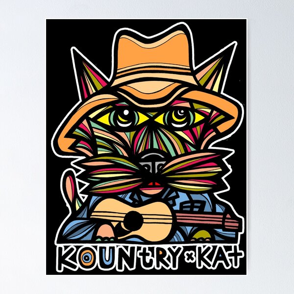 "Kountry Kat" Poster