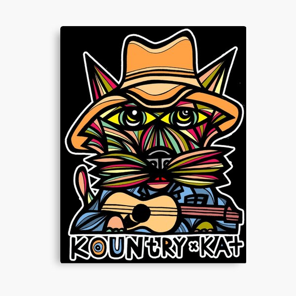 "Kountry Kat" Canvas Print