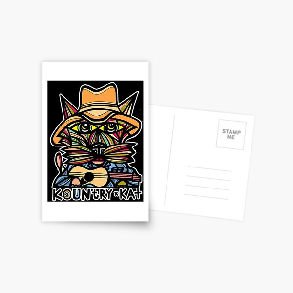 "Kountry Kat" Postcard