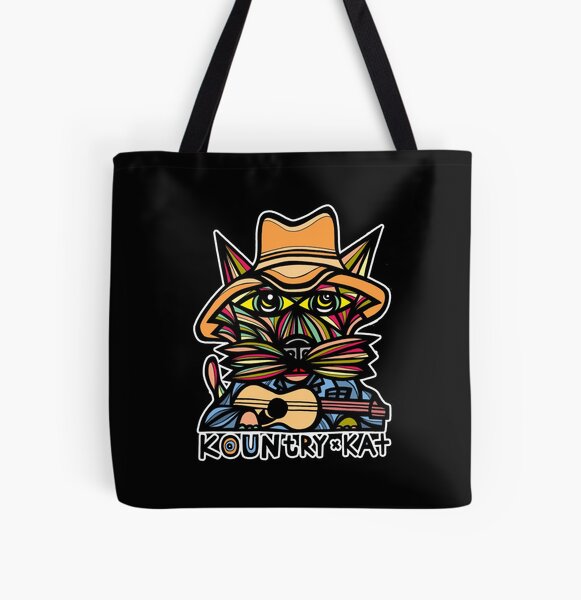 "Kountry Kat" All Over Print Tote Bag