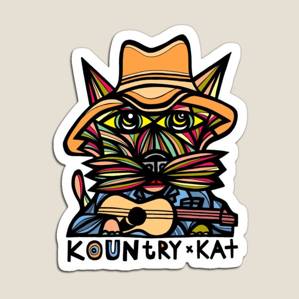 "Kountry Kat" Magnet