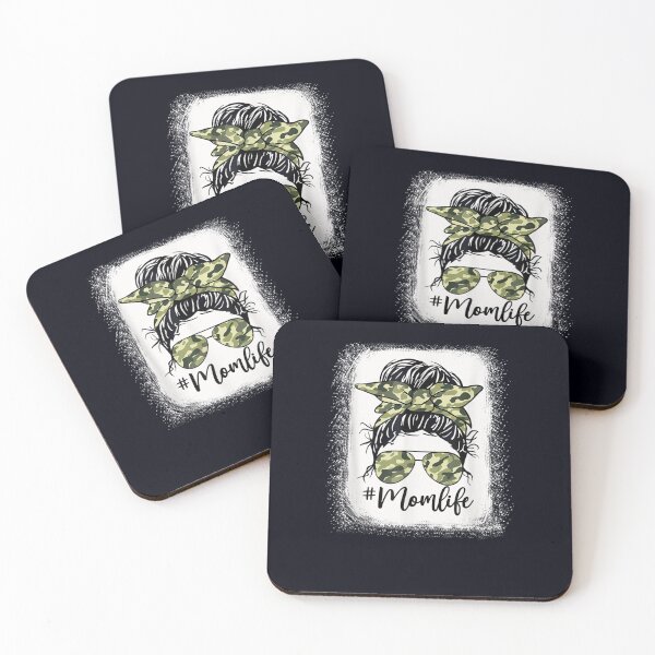 Item preview, Camouflage Mom Life Messy Bun Bleached Mother's Day designed and sold by DeannaMarks.