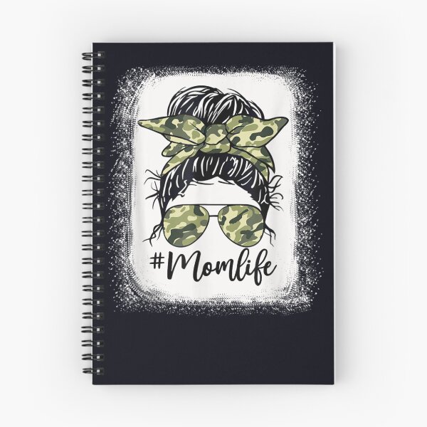 Item preview, Camouflage Mom Life Messy Bun Bleached Mother's Day designed and sold by DeannaMarks.
