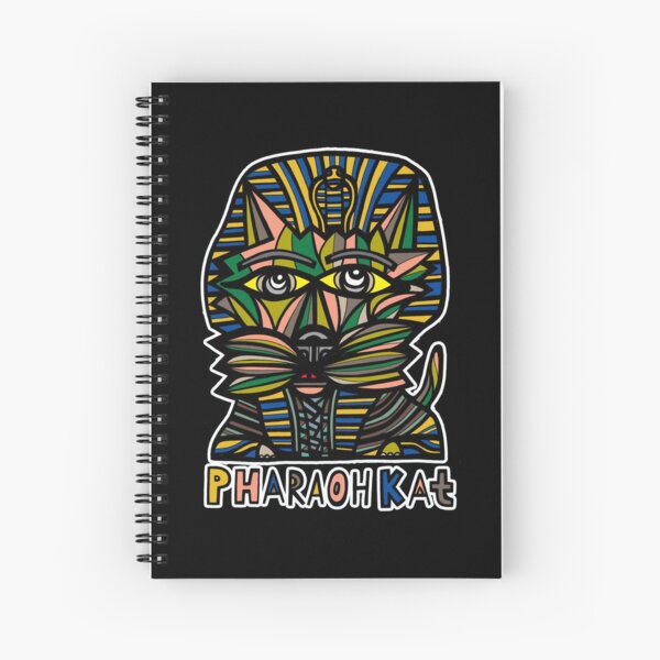 "Pharaoh Kat" Spiral Notebook