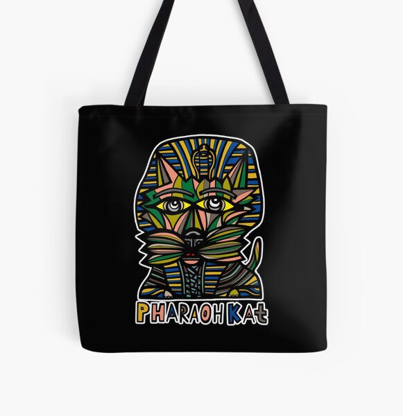 "Pharaoh Kat" All Over Print Tote Bag