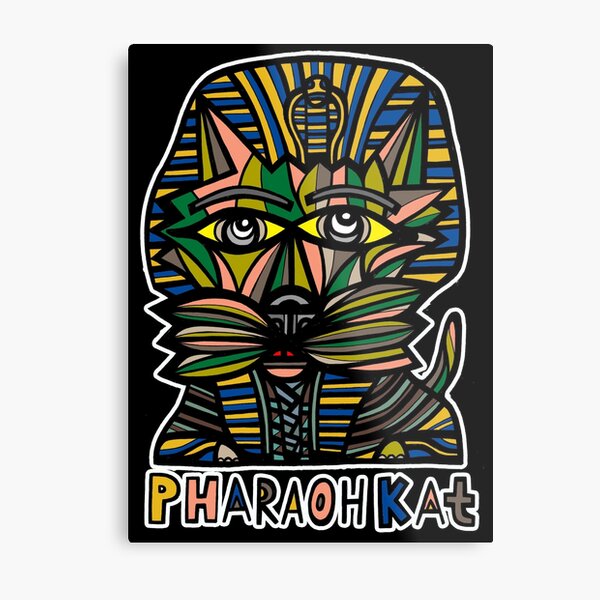 "Pharaoh Kat" Metal Print