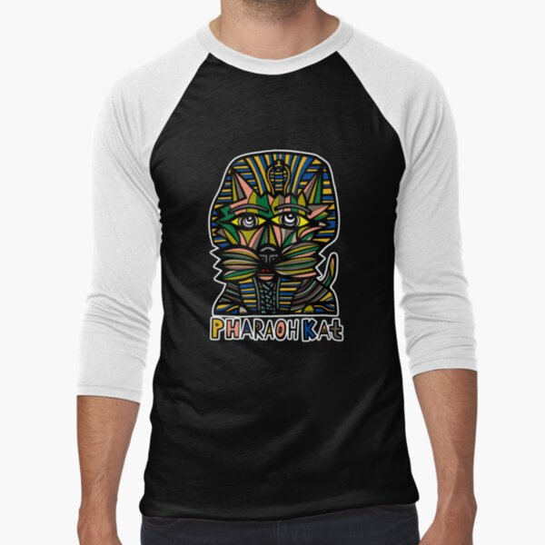 "Pharaoh Kat" Baseball ¾ Sleeve T-Shirt