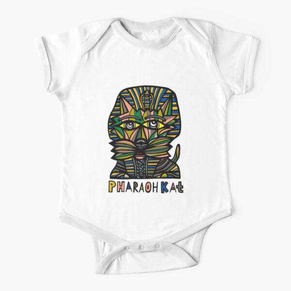 "Pharaoh Kat" Short Sleeve Baby One-Piece